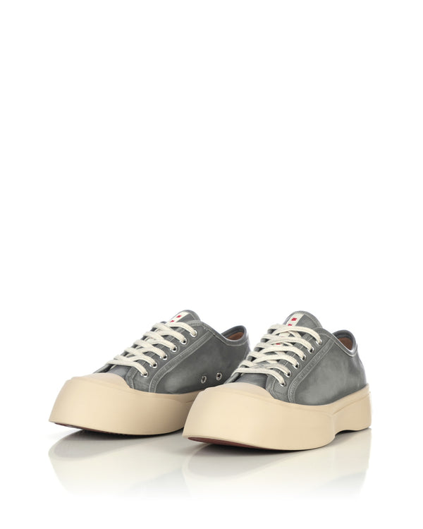 Marni | Pablo Lace-Up Antique Silver - Concrete