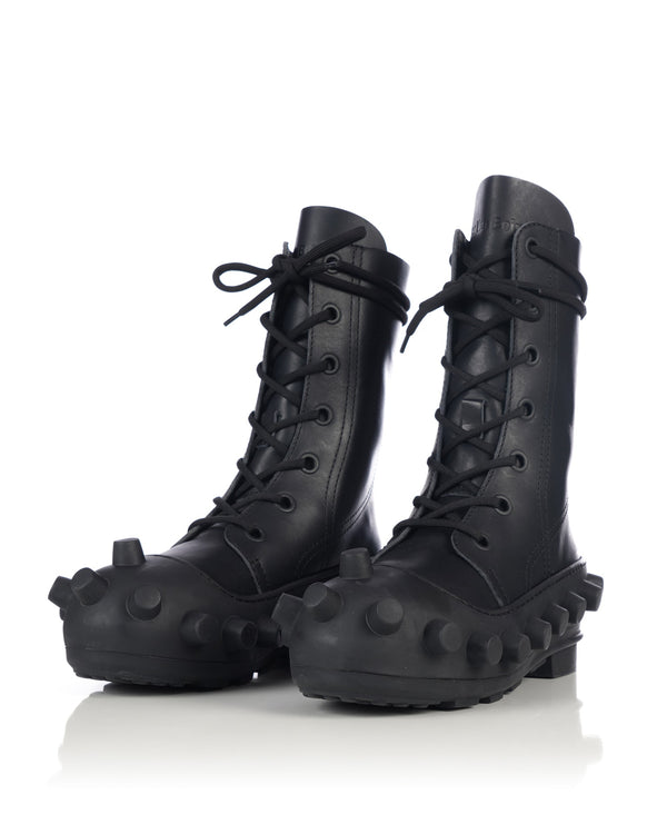 Walter Van Beirendonck | Boom Boots Black - Concrete