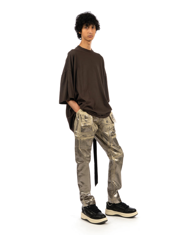 DRKSHDW by Rick Owens | Creatch Cargo Denim Pants Palladium - Concrete