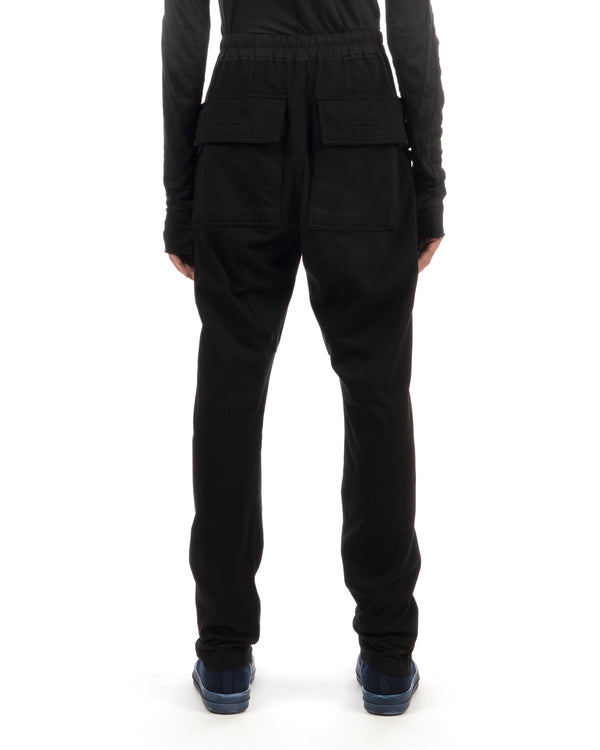 DRKSHDW by Rick Owens | Creatch Cargo Knit Pants Black - Concrete