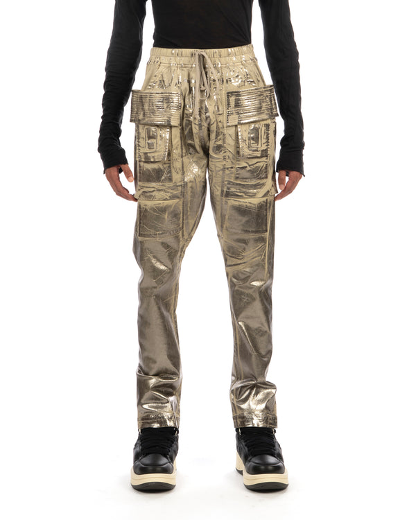 DRKSHDW by Rick Owens | Creatch Cargo Denim Pants Palladium - Concrete