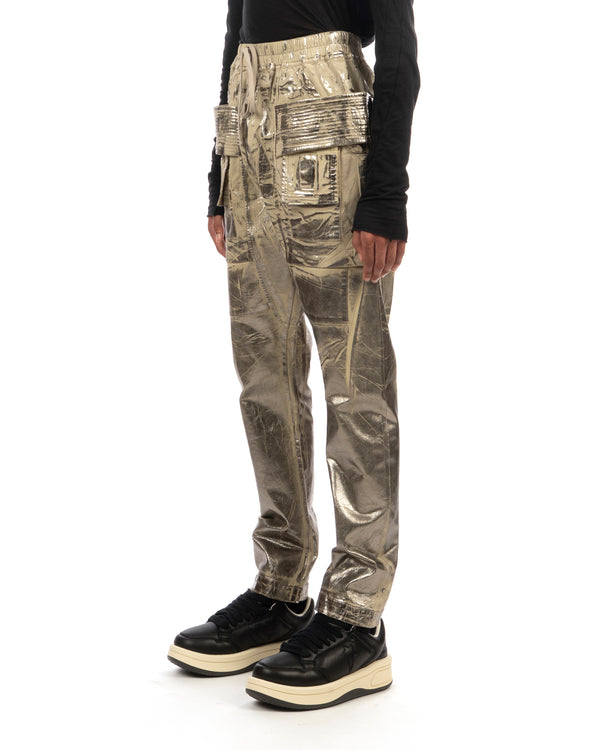 DRKSHDW by Rick Owens | Creatch Cargo Denim Pants Palladium - Concrete