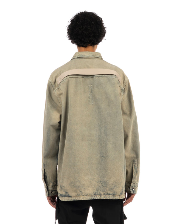 DRKSHDW by Rick Owens | Jumbo Denim Jacket Mineral Pearl - Concrete