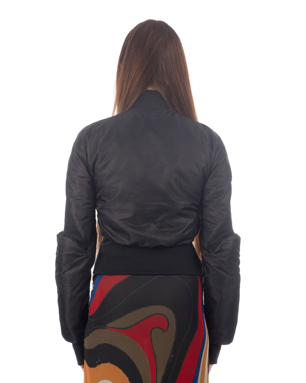 OTTOLINGER | Double-Closure Silhouette Bomber Black