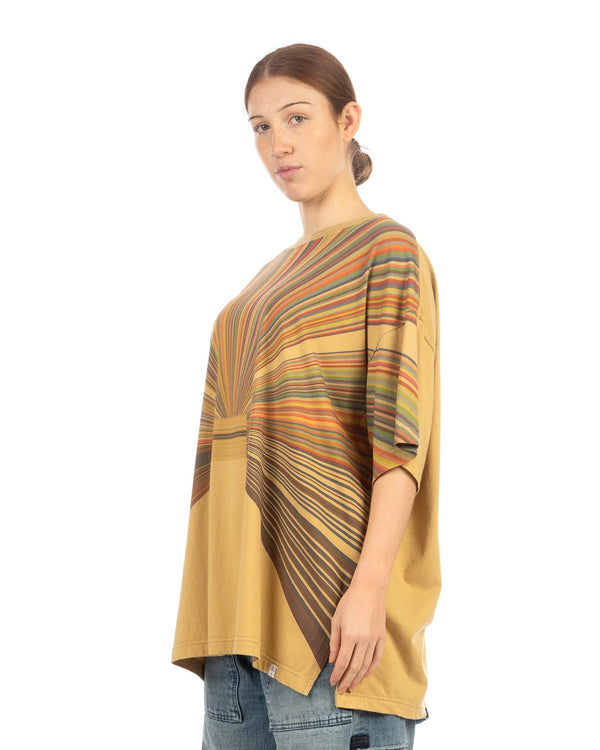 FACETASM | Radiant Print T-Shirt Beige - Concrete