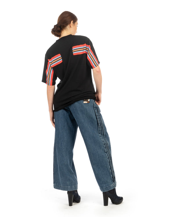 FACETASM | Rib Basic T-Shirt Black - Concrete
