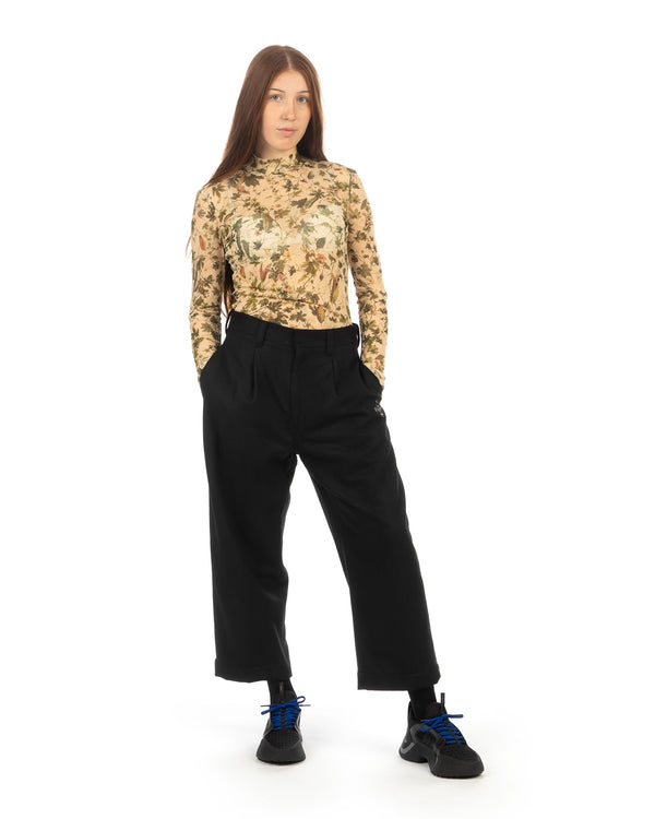 FACETASM | Wool Balloon Pants Black - Concrete