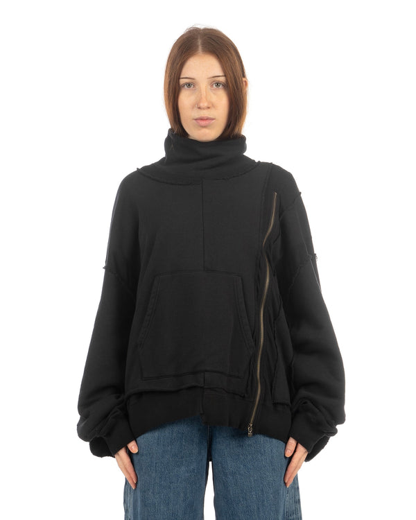 FACETASM | Layered Deconstructed Sweat Black - Concrete
