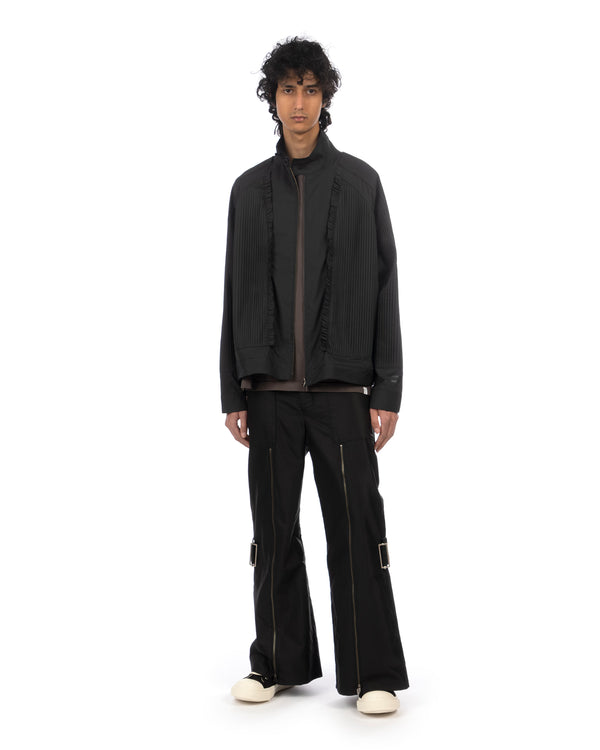 FACETASM | Flare Bondage Woven Pants Black - Concrete