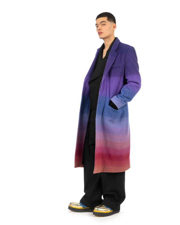 FACETASM | Stay Gold Chester Coat Sunrise - Concrete