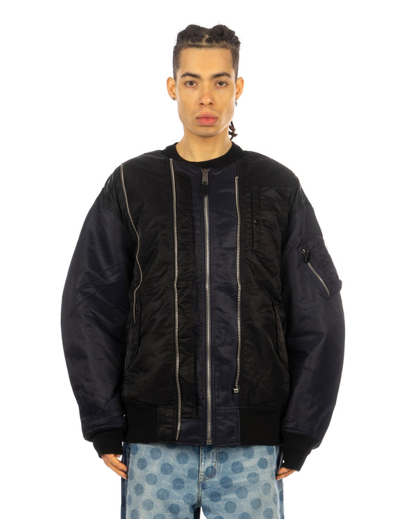 FACETASM | x AVIREX x DOGS Bug MA-1 Jacket Black - Concrete