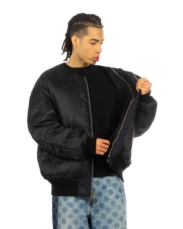 FACETASM | x AVIREX x DOGS Bug MA-1 Jacket Black - Concrete