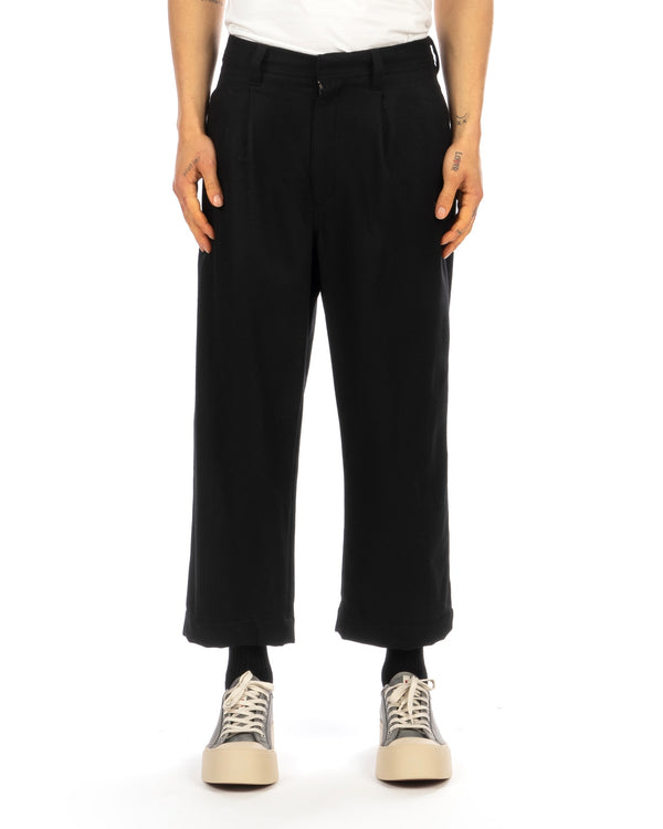 FACETASM | Wool Balloon Pants Black - Concrete