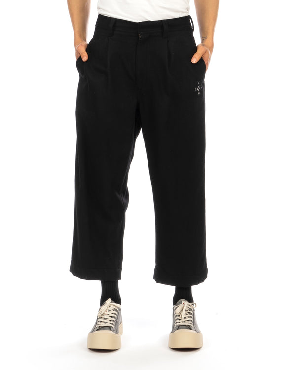 FACETASM | Wool Balloon Pants Black - Concrete