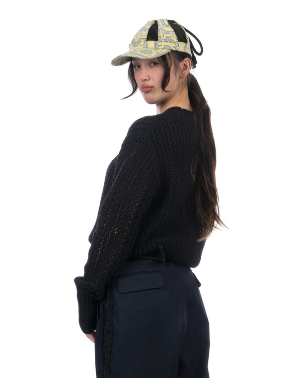Henrik Vibskov | Box Cap Yellow Black Fold - Concrete