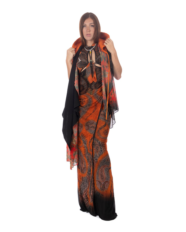 OTTOLINGER | Mesh Dragonfly Dress Paisley Priora