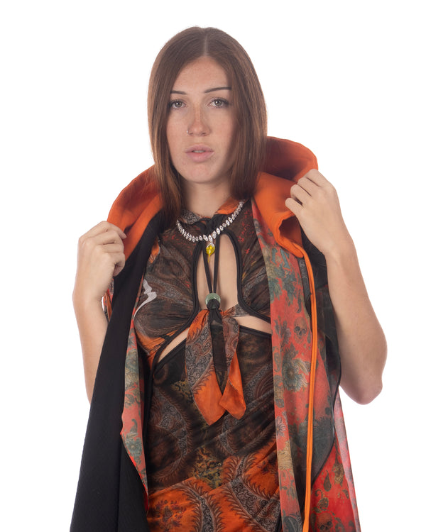 OTTOLINGER | Foulard Hood Orange Print