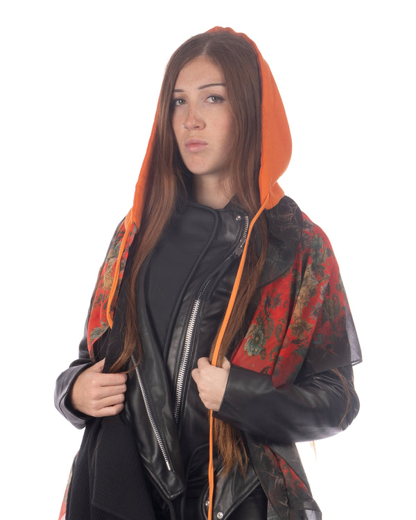 OTTOLINGER | Foulard Hood Orange Print