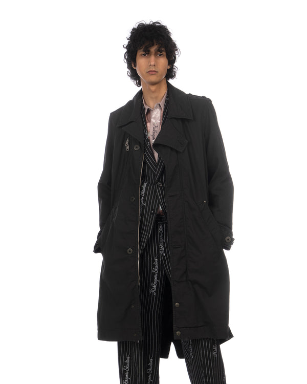 Griffin | GFM003 Flight Mac Parka Black - Concrete