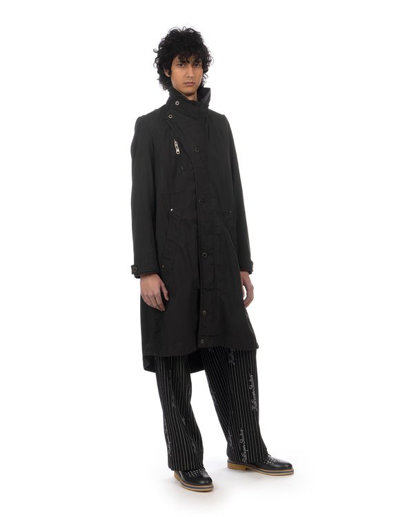 Griffin | GFM003 Flight Mac Parka Black - Concrete