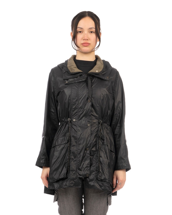 Christopher Raeburn | W Pop Out Parka Black - Concrete