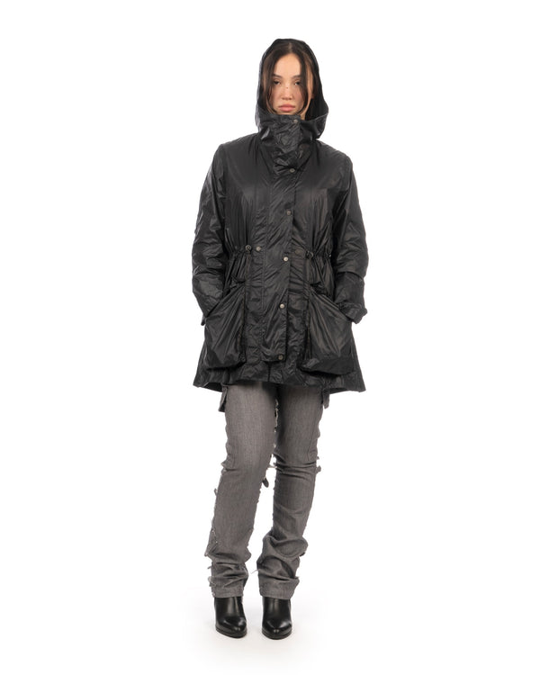 Christopher Raeburn | W Pop Out Parka Black - Concrete