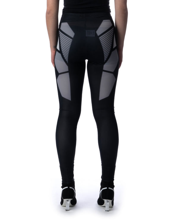 Ground Zero | Birkin Digital Printed Legging Black - Concrete