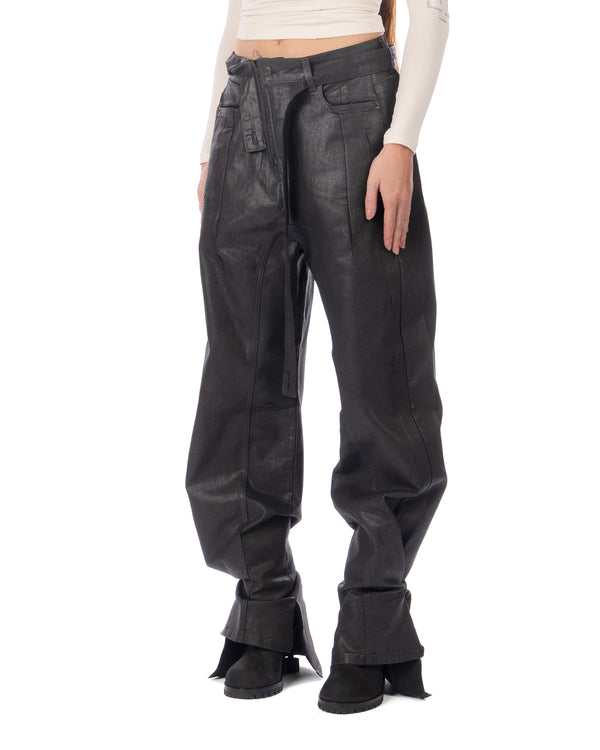 OTTOLINGER | Glazed Baggy Jeans Black - Concrete