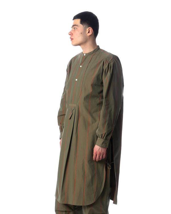 Haversack | French Long Pullover Shirt Khaki - Concrete