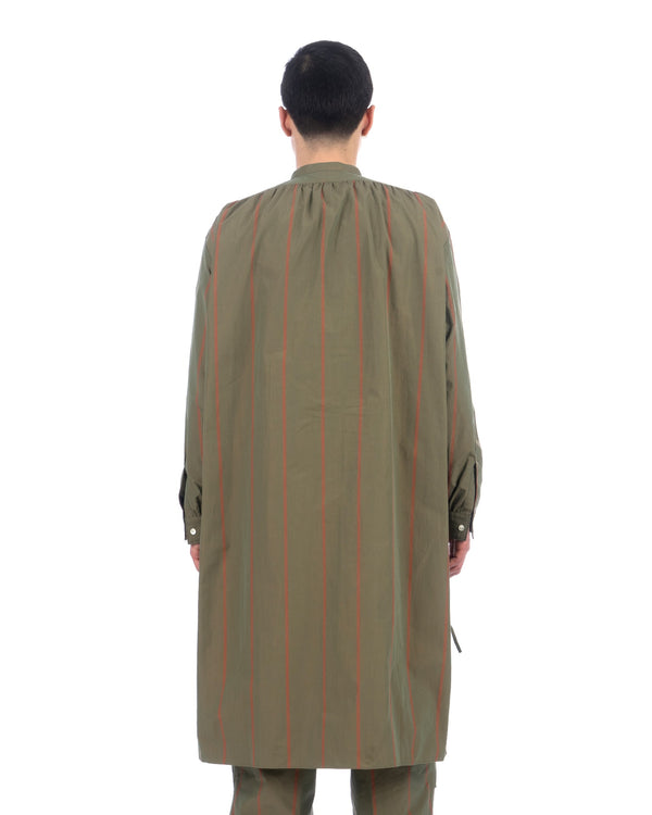 Haversack | French Long Pullover Shirt Khaki - Concrete