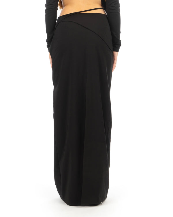 Heliot Emil | Strap Technical Skirt Black - Concrete