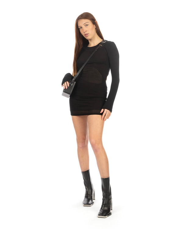 Heliot Emil | Umbra Mini Dress Black - Concrete