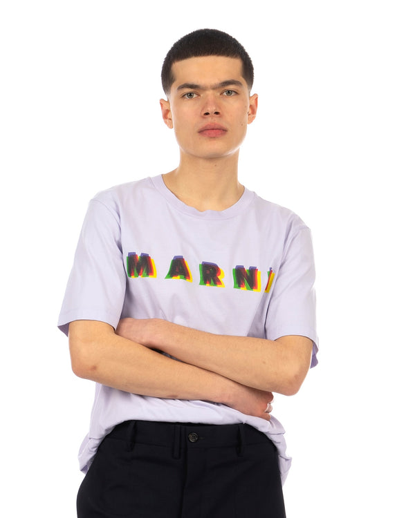 Marni | 3D Colors T-Shirt Thistle - Concrete