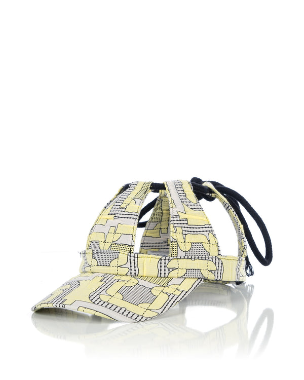 Henrik Vibskov | Box Cap Yellow Black Fold - Concrete