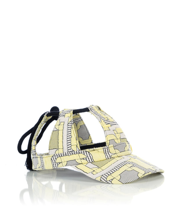 Henrik Vibskov | Box Cap Yellow Black Fold - Concrete