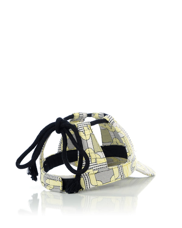 Henrik Vibskov | Box Cap Yellow Black Fold - Concrete