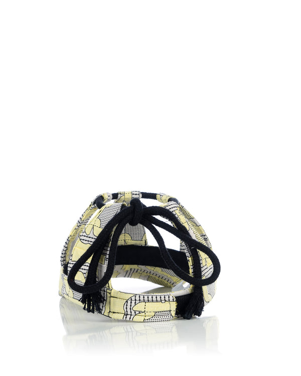 Henrik Vibskov | Box Cap Yellow Black Fold - Concrete