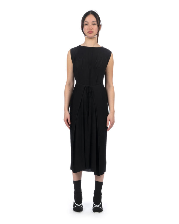 Henrik Vibskov | Pull Plissé Dress Black - Concrete