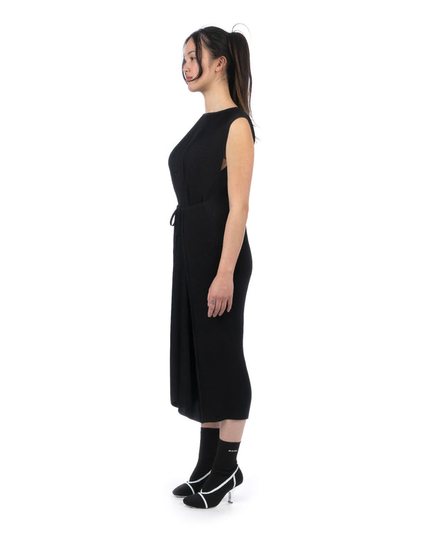 Henrik Vibskov | Pull Plissé Dress Black - Concrete