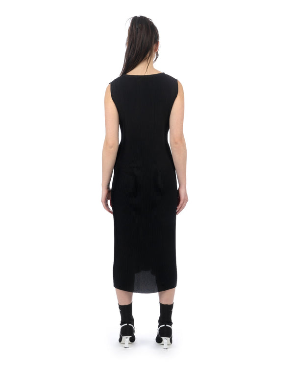 Henrik Vibskov | Pull Plissé Dress Black - Concrete