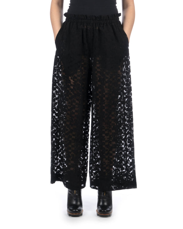 Henrik Vibskov | Waybill Pant Broken Black Box - Concrete