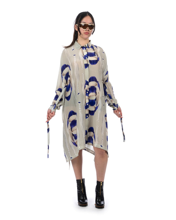 Henrik Vibskov | Square Dress Match Beige Gloves - Concrete