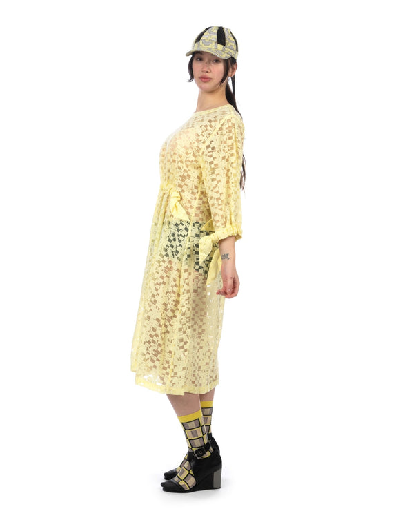 Henrik Vibskov | Full Bulk Dress Broken Yellow Box - Concrete