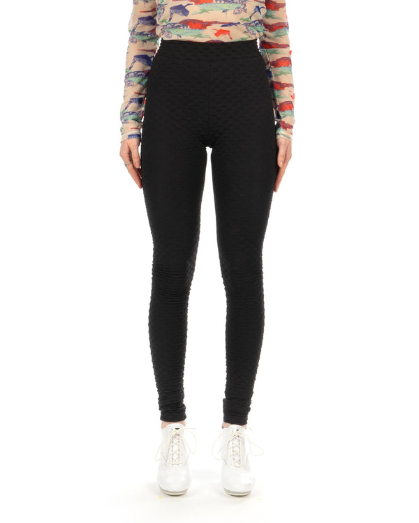 Henrik Vibskov | Honey Leggings Black Bubble - Concrete