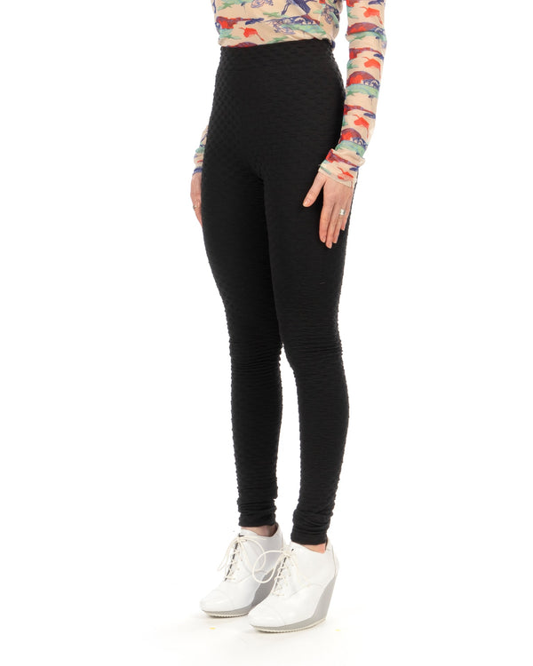 Henrik Vibskov | Honey Leggings Black Bubble - Concrete