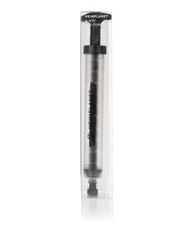 HEIMPLANET | Double Action Mini Pump Transparent - Concrete