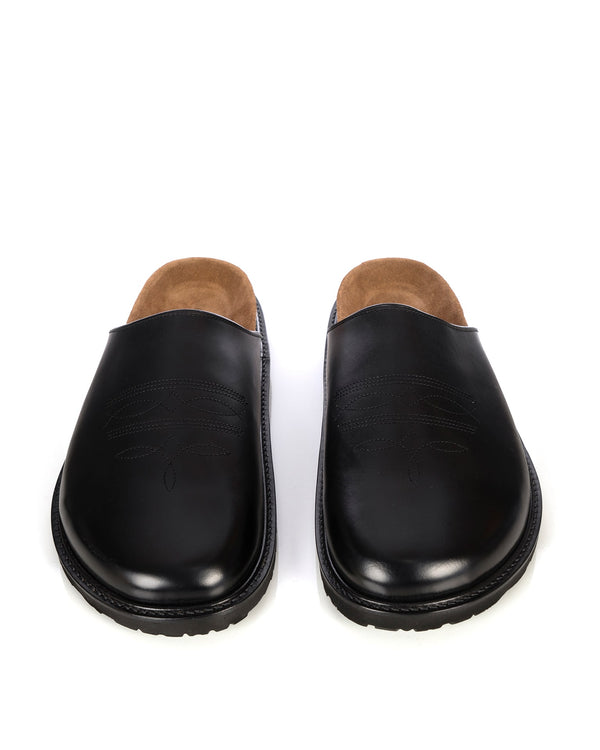 Hender Scheme | Comfy Cheak Mule Black - Concrete