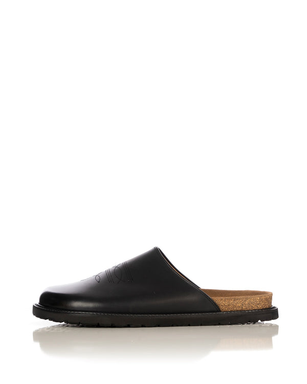 Hender Scheme | Comfy Cheak Mule Black - Concrete