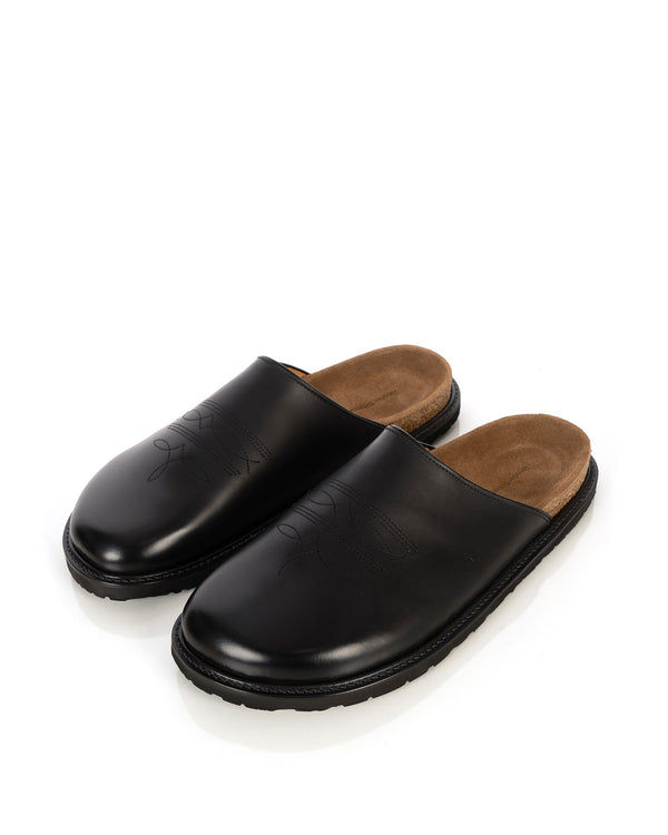Hender Scheme | Comfy Cheak Mule Black - Concrete