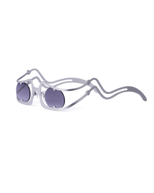 Henrik Vibskov | Robyn Glasses Metallic - Concrete